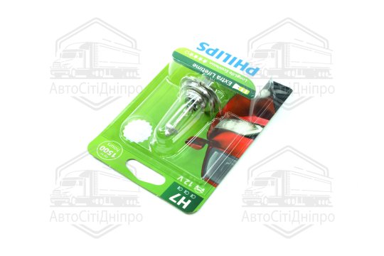 Лампа розжарювання H7 12V 55W PX26d LongerLife Ecovision 1шт blister (вир-во Philips)