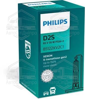 Лампа ксенонова D2S 85V 35W P32d-2 X-tremeVision +150 more vision (вир-во Philips)