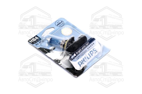 Лампа розжарювання HB4 12V 55W P22d Cristal Vision 1шт blister 4300K (вир-во Philips)