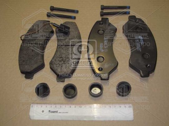 Колодка гальм. диск. CITROEN JUMPER 06-, FIAT DUCATO 06-, PEUGEOT BOXER 06- передн. (вир-во REMSA)