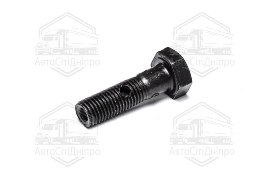 Болт-штуцер обратки МТЗ М8х1 L=28 мм (black oxidation) (RIDER)