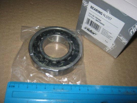 Підшипник 42207КМ (NJ207) вал проміжний КПП ГАЗ (RIDER)