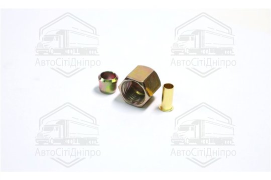 Гайка пневмоз`єднання накидна D8 різьбовий М14х1.5 сталь (RIDER)