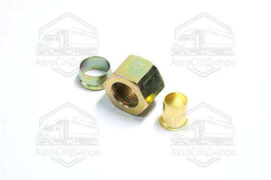 Гайка пневмоз`єднання накидна D16 різьбовий М22х1.5 сталь (RIDER)