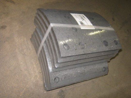 Накладка гальмівна (комплект на вісь)  CERAMIC 410х223 станд. MAN F90, F2000, TGA, MB ACTROS (RIDER)