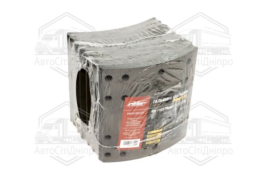 Накладка гальмівна (комплект на вісь) 419х203 1-й рем. FRUEHAUF, ROR, TRAILOR (RIDER)