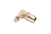 З'єднувач пневматичний D12 різьбовий-з накидною гайкою L-подібний М10х1 латунь (RIDER)