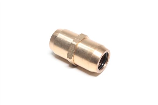 З'єднувач пневматичний D16-16 з накидною гайкою прямий латунь (RIDER)