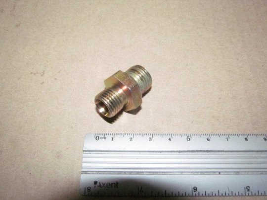 З'єднувач пневматичний різьбовий прямий М14х1.5-М16х1.5 сталь (RIDER)