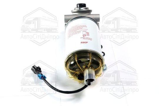 Фільтр паливний з основою підкачуванням VOLVO з кришкою-відстійником з підігр. (RIDER)