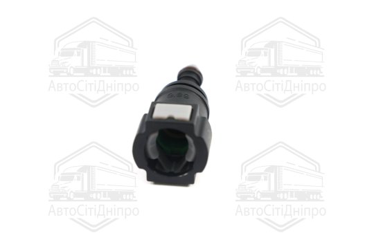 З'єднувач паливний d9.89 d6 швидкоз'єм-ялинка прямий мама пластик (RIDER)
