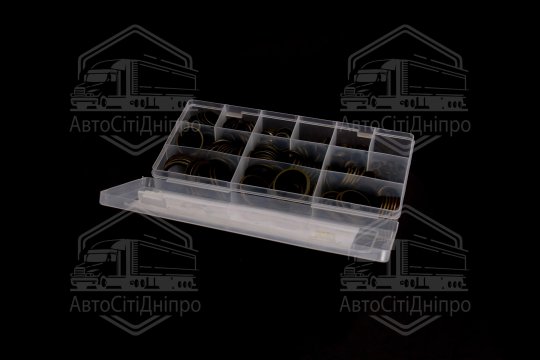 Набір шайб латунних з гумовими кільцями (245шт) (RIDER)