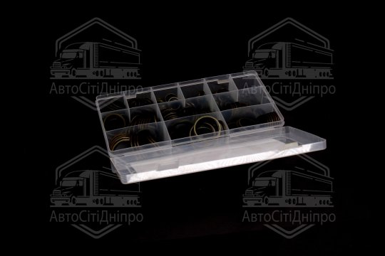 Набір шайб латунних з гумовими кільцями (245шт) (RIDER)