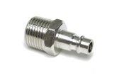 З'єднувач пневматичний різьбовий-куплунг прямий 1/2 тато сталь (RIDER)