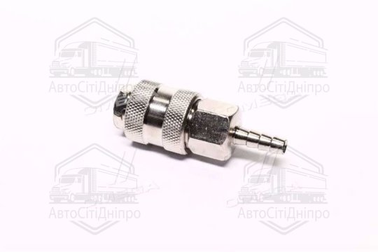 З'єднувач пневматичний d6 ялинка-куплунг прямий мама сталь (RIDER)