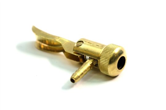 Наконечник шланга підкачування d6 ялинка L-подібний латунь (RIDER)
