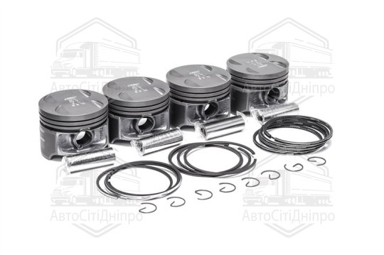 Поршень цилиндра ЗМЗ 406 d=93,0 (Поршень+Палец +П/кольца+Ст/к) (гр.Д) фосфатир.М/К (RIDER)