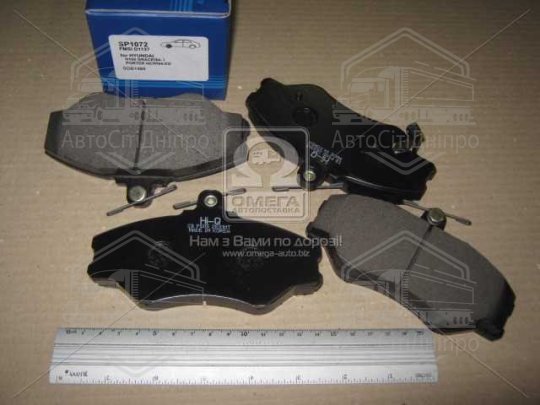 Колодка гальм. диск. HYUNDAI HYUNDAI H100 2.4I 93.07 - передн. (вир-во SANGSIN)