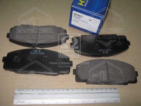 Колодка гальм. диск. TOYOTA DYNA,HIACE, 2.4D, 2.5D-4D 16V 99.07 - передн. (вир-во SANGSIN)