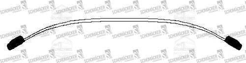 Ресора MB Sprinter передн. 1 лист. (вир-во Schomaecker)