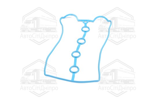Прокладка клапанної кришки DAEWOO LANOS 1.6 SILICONE (алюмін. кришка клапан.) (Кітай)
