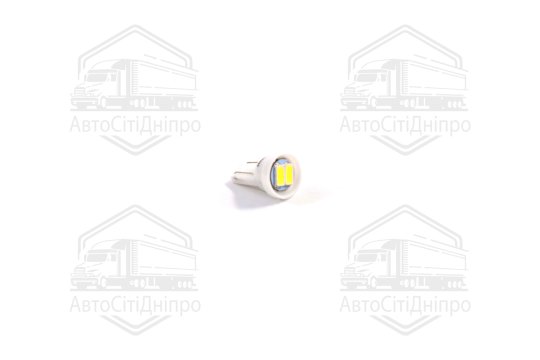 Лампа LED б / ц габарит і панель приладів T10 2SMD W5W 12V WHITE <TEMPEST>