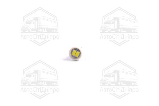 Лампа LED б / ц габарит і панель приладів T10 2SMD W5W 12V WHITE <TEMPEST>