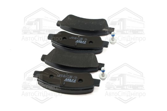 Колодка гальм. диск. CITROEN C3, C4, DS3 PEUGEOT 206, 207 передн. (вир-во TRW)