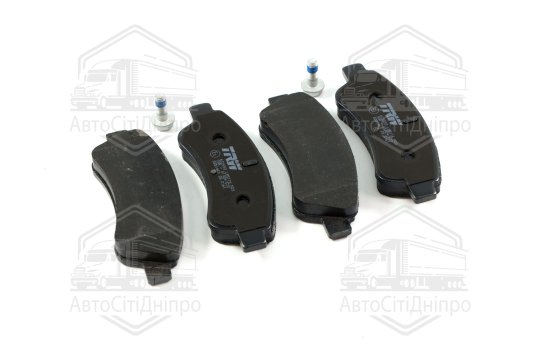 Колодка гальм. диск. CITROEN C3, C4, DS3 PEUGEOT 206, 207 передн. (вир-во TRW)