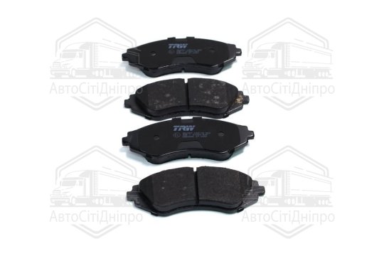 Колодка гальм. диск. DAEWOO LANOS 1.6 16V, NUBIRA, передн. (вир-во TRW)