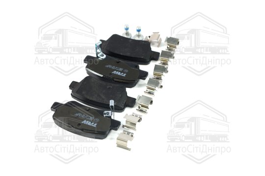 Колодка гальм. диск. TOYOTA AVENSIS/AVENSIS SW 1.6,1.8,2.0,2.0D-4D,2.2D-4D 09- задн. (вир-во TRW)