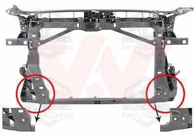 Панель пер. AUDI A3 12 > 16 (Van Wezel)