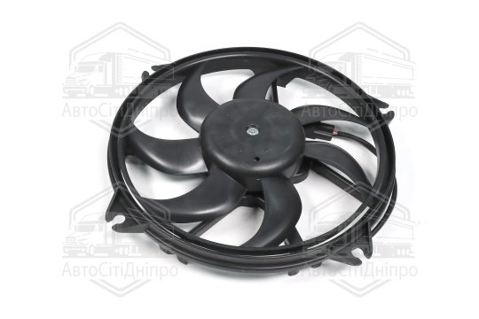 Вентилятор радіатора C4, Berlingo 08+ 240W (вир-во Van Wezel)