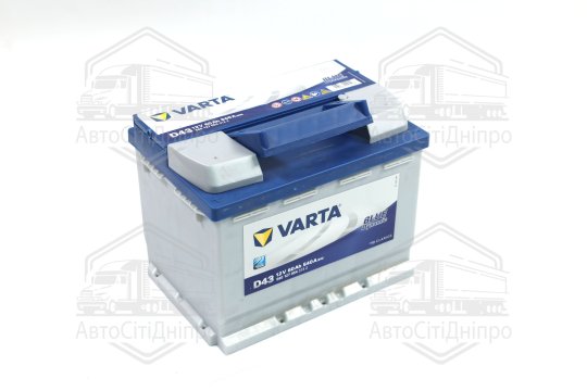 Акумулятор 60Ah-12v VARTA Dynamic SLI (D43) (242х175х190),L,EN540