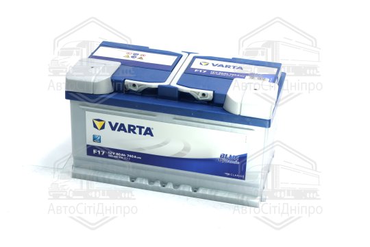 Акумулятор 80Ah-12v VARTA Dynamic SLI (F17) (315х175х175),R,EN740
