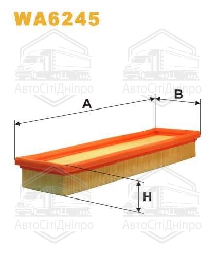 Фільтр повітряний WA6245/AP079 (вир-во WIX-FILTERS UA)