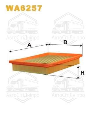 Фільтр повітряний ALFA ROMEO 155 WA6257/AP086 (вир-во WIX-FILTERS)