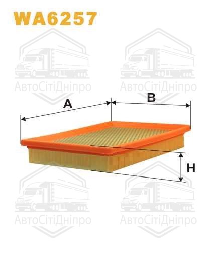 Фільтр повітряний ALFA ROMEO 155 WA6257/AP086 (вир-во WIX-FILTERS)