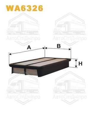 Фільтр повітряний TOYOTA CAMRY AP146/WA6326 (вир-во WIX-FILTERS)