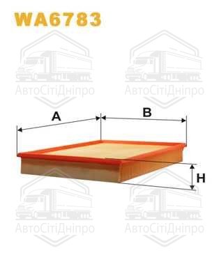 Фільтр повітряний OPEL WA6783/AP152/1 (вир-во WIX-FILTERS)