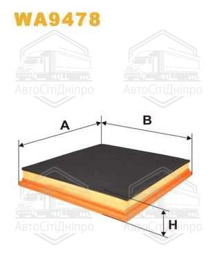 Фільтр повітряний WA9478/AP003/7 (вир-во WIX-FILTERS)