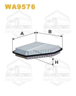 Фільтр повітряний WA9576/AP142/10 (вир-во WIX-FILTERS)