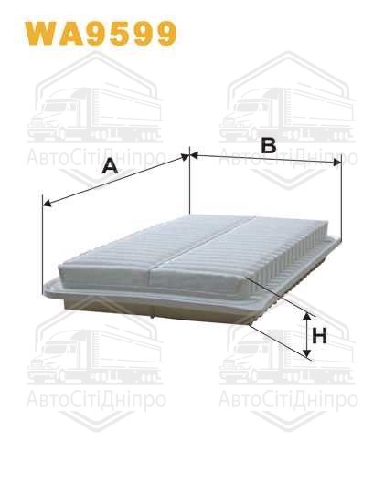 Фільтр повітряний WA9599/144/1 (вир-во WIX-FILTERS)