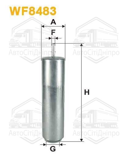 Фільтр паливний BMW 1.4-3.5 D 11- (вир-во WIX-FILTERS)