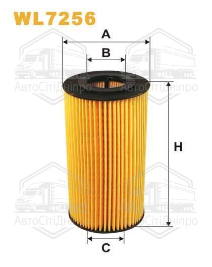 Фільтр масляний двигуна BMW E34, E36 WL7256/OE649/1 (вир-во WIX-FILTERS)