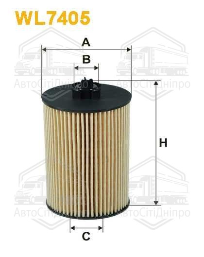 Фільтр масляний двигуна OE640/9/WL7405 (вир-во WIX-FILTERS)