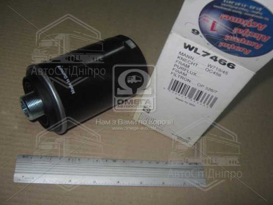 Фільтр масляний двигуна WL7466/OP526/7 (вир-во WIX-FILTERS)