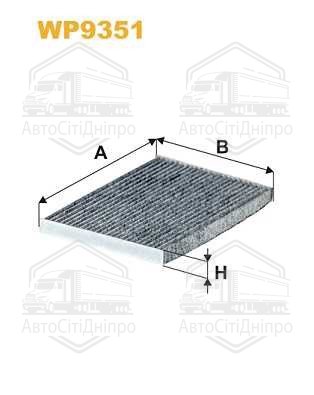 Фільтр салону WP6848/K1024 (вир-во WIX-FILTERS)