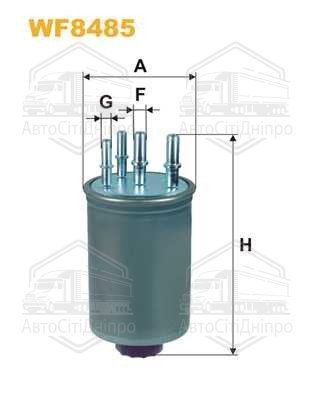 Фільтр салону вугільний VW T5 WP9167/K1155A (вир-во WIX-FILTERS)