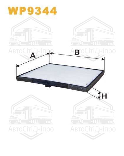 Фільтр салону WP9344/K1287 (вир-во WIX-FILTERS)